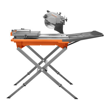 RIDGID 12 Amp Corded 8 in. Wet Tile Saw with Extended Rip Capacity and Stand