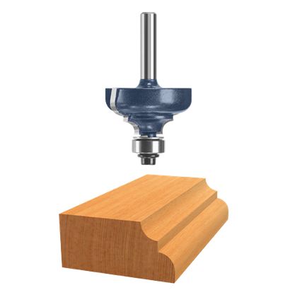 Bosch Carbide-Tipped Cove and Bead Router Bit