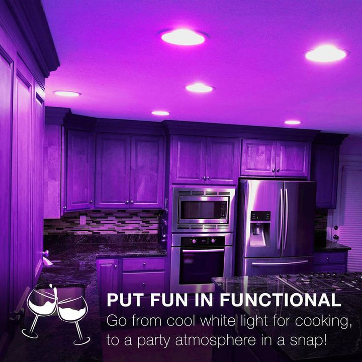Sylvania SMART+ Bluetooth 65-Watt Equivalent Full Color BR30 LED Light Bulb