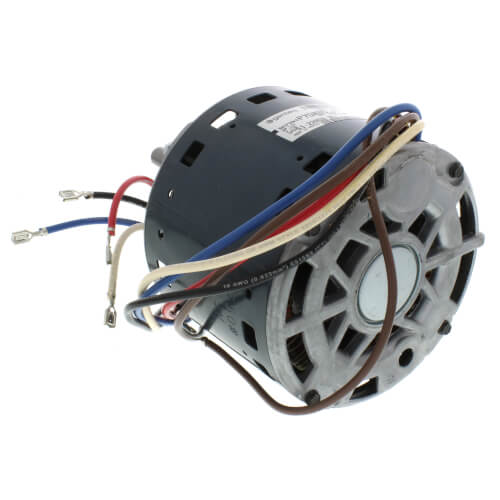 Rheem 51-22858-01 blower motor - side view (Voltage: 120v; Horse Power: 1/2)