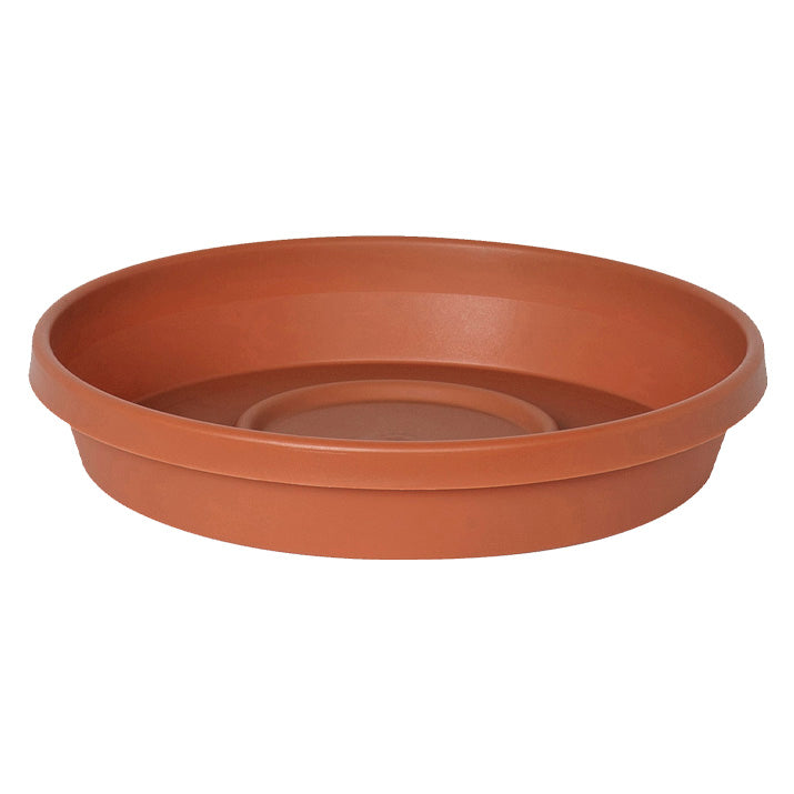 Bloem Terra Plant Saucer Tray for Planters 9-12" Charcoal