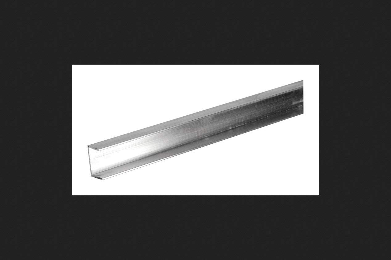 Boltmaster 0.0625 in x 1/4 in W x 4 ft L Mill Aluminum U-Channel