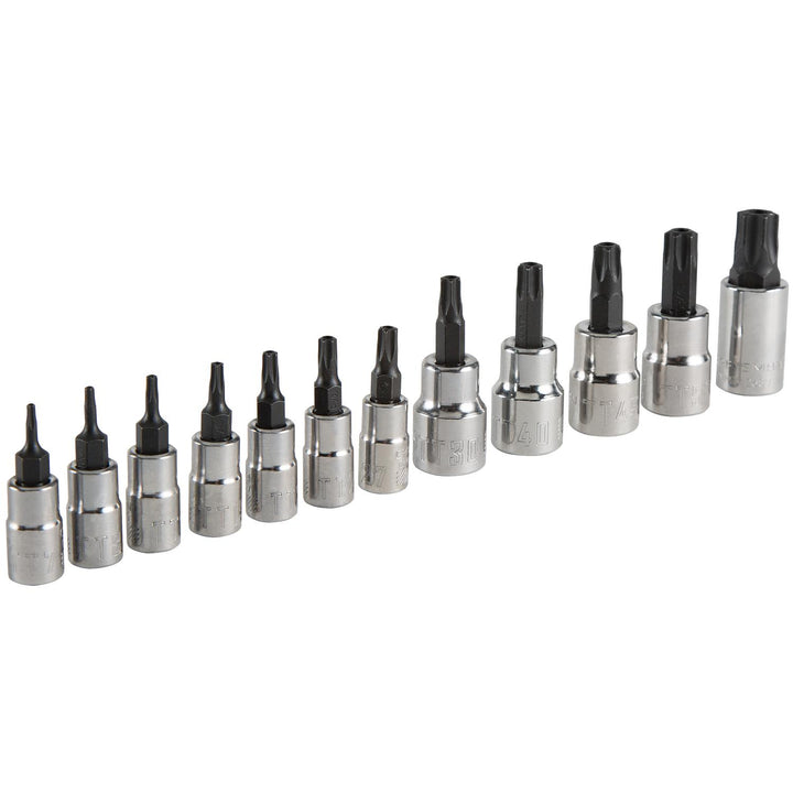 Craftsman 12 pc Torx Bit Socket Set, 1/4 and 3/8 in. Drive, 6 Point