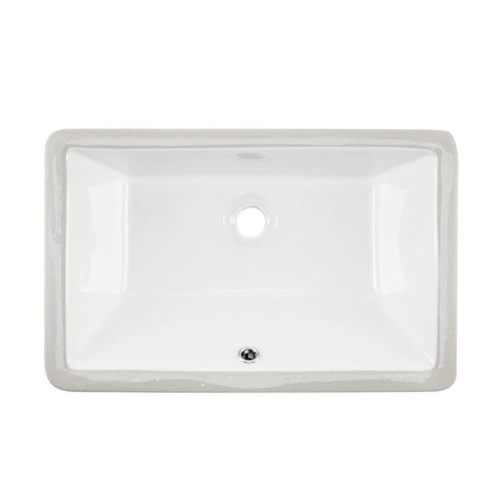 Cahaba 18-1/2 in. x 11 in. Glazed Porcelain Bathroom Sink in White