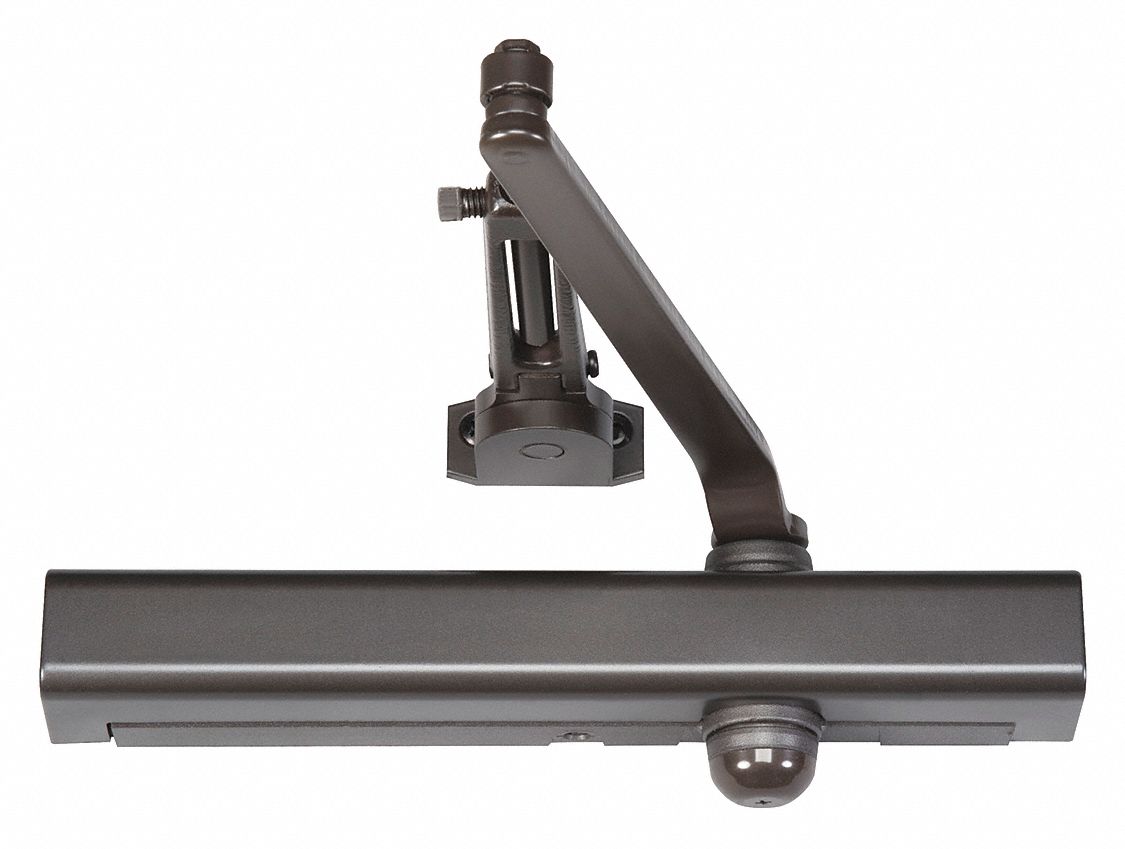 ASSA ABLOY ACCENTRA Heavy Duty Grade 1 Door Closer, Dark Bronze, Top Frame Mount
