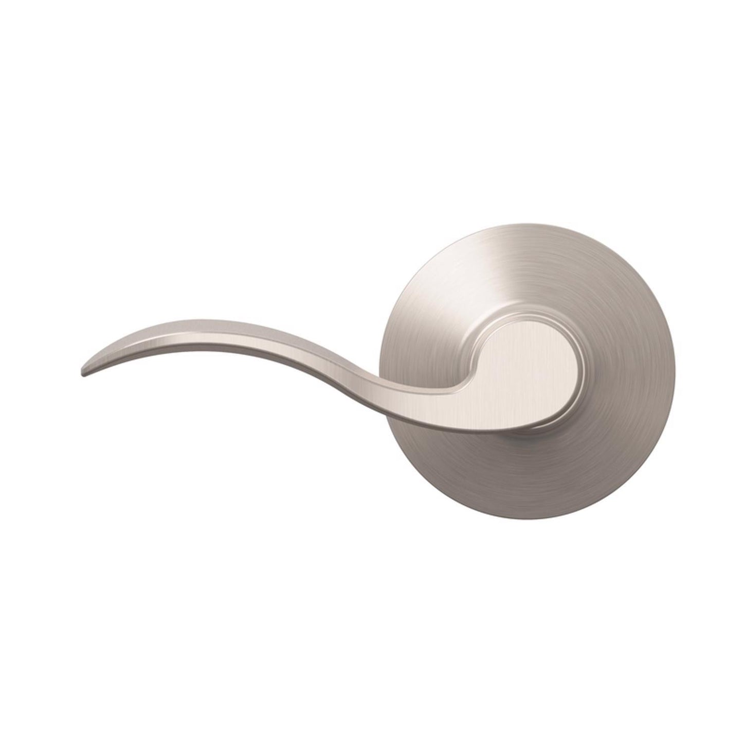 Schlage Accent Satin Nickel Passage Lockset, ANSI Grade 2, 1-3/4 in.