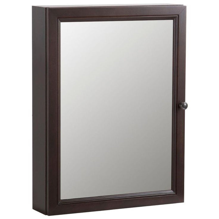 Delridge 22 in. W x 30 in. H x 6 in. D Framed Surface-Mount Modular Bathroom Medicine Cabinet in Chocolate