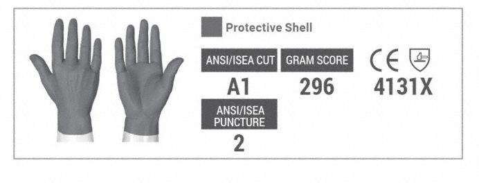 HEXARMOR Helix Series Coated Gloves, Microporous Nitrile, 2XS