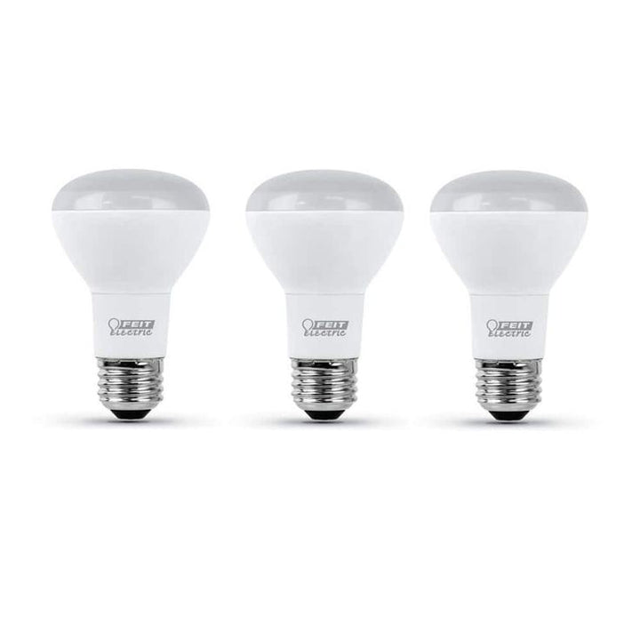 Feit Electric 45-Watt Equivalent R20 Dimmable CEC Title 24 Compliant LED ENERGY STAR 90+ CRI Flood Light Bulb Bright White (3-Pack)