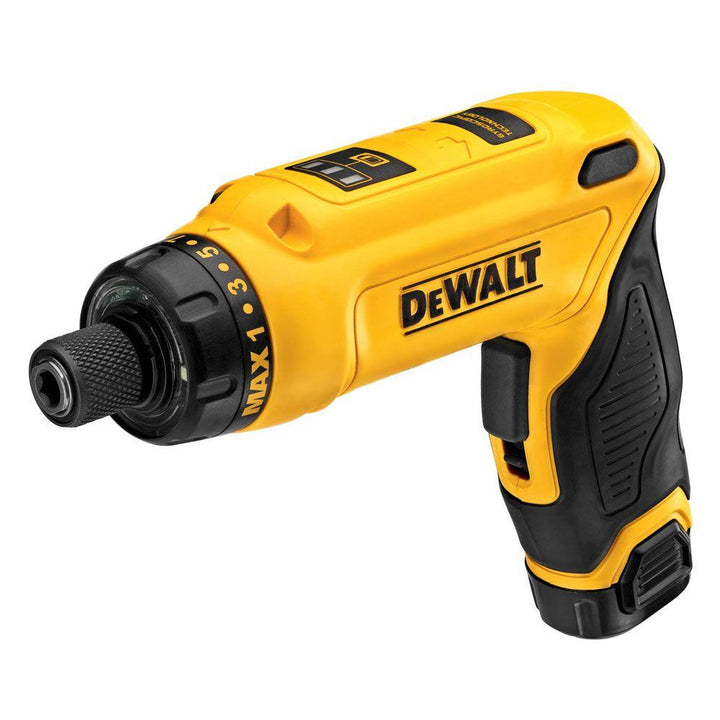 8-Volt MAX Lithium-Ion Cordless Gyroscopic Screwdriver with Adjustable Handle with Battery 1Ah, 1-Hour Charger and Bag - Super Arbor