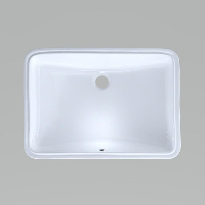 TOTO 21 in. Undermount Bathroom Sink with CeFiONtect in Cotton White