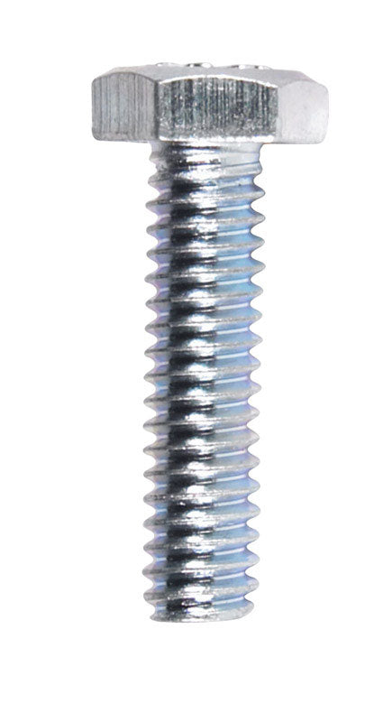Hillman 1/4 in. Diameter x 1 in. Length Zinc-Plated Steel Hex Bolt, 100-Pack