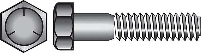 Hillman 3/4 in. Diameter x 5 in. Length Heat-Treated Steel Hex Head Cap Screw, 20-Pack