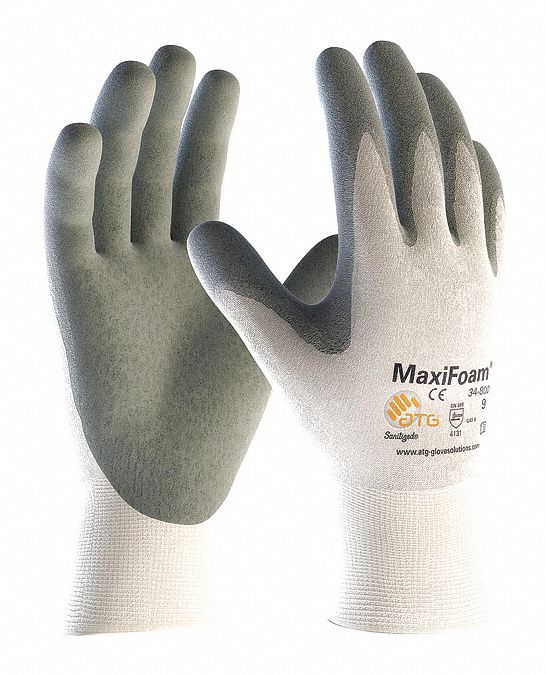 PIP MaxiFoam Premium 34-800 Microporous Nitrile Coated Gloves, Size S