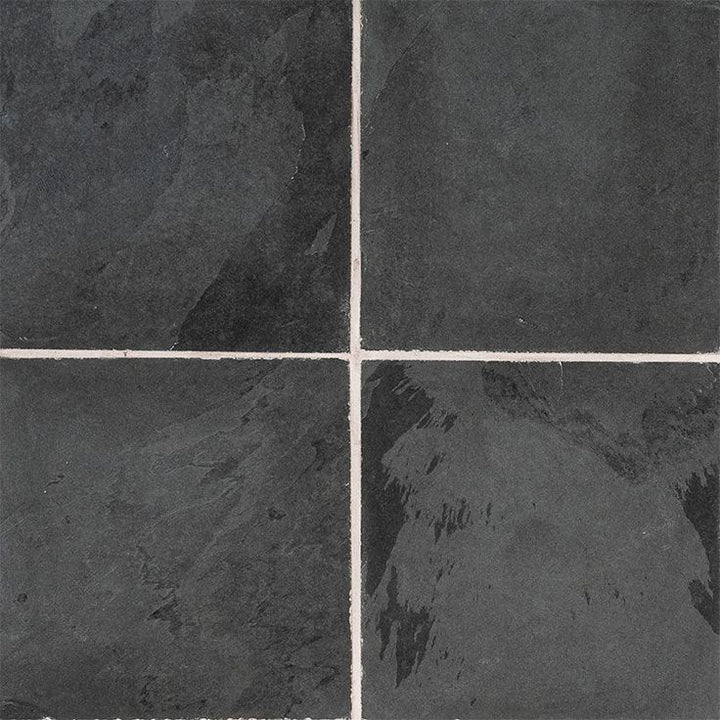 Montauk Black 12 in. x 12 in. Honed Slate Floor and Wall Tile (10 sq. ft./Case)