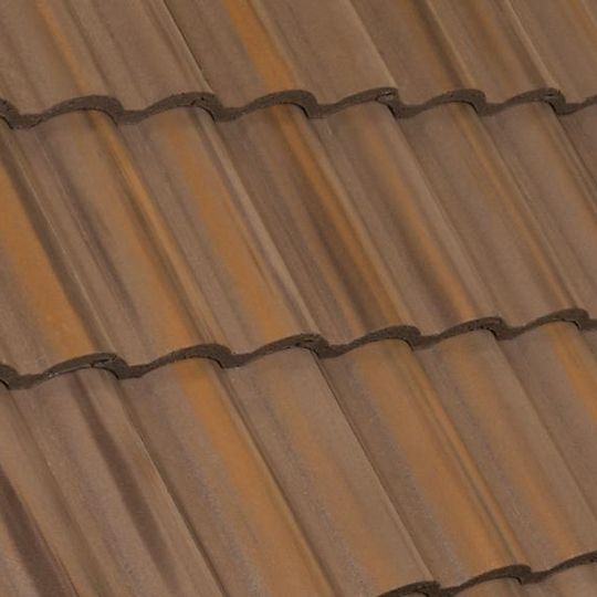 Crown Building Products Tuscany Concrete Roof Tile – Tortuga Color