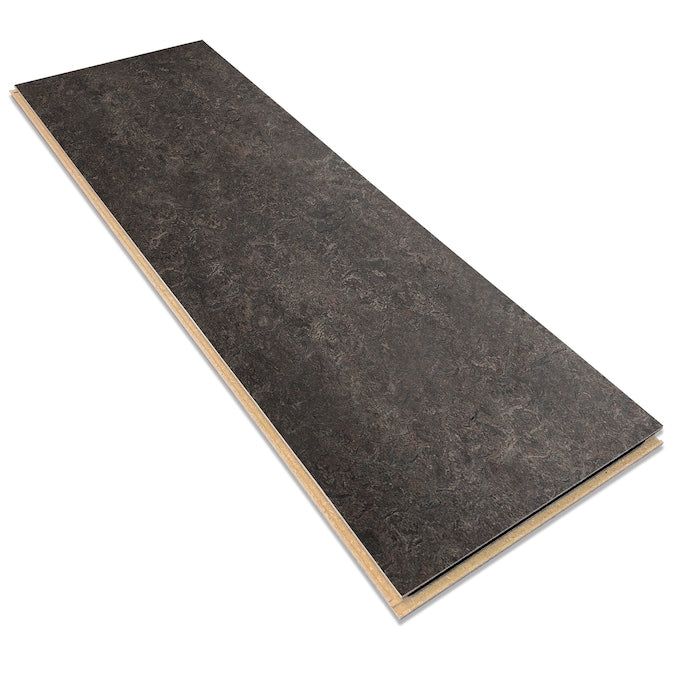 Forbo Flooring Systems Marmoleum Cinch Loc Seal Dark Bistre 10-mm T x 12-in W x 36-in L Waterproof Tile Look Laminate Flooring (20.34-sq ft / Carton)