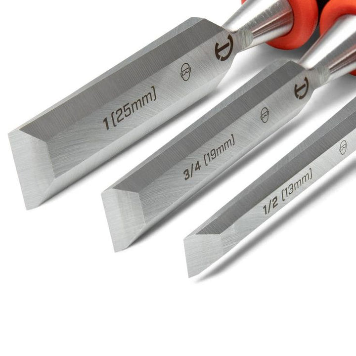 Crescent Wood Chisel Set (3-Pieces)