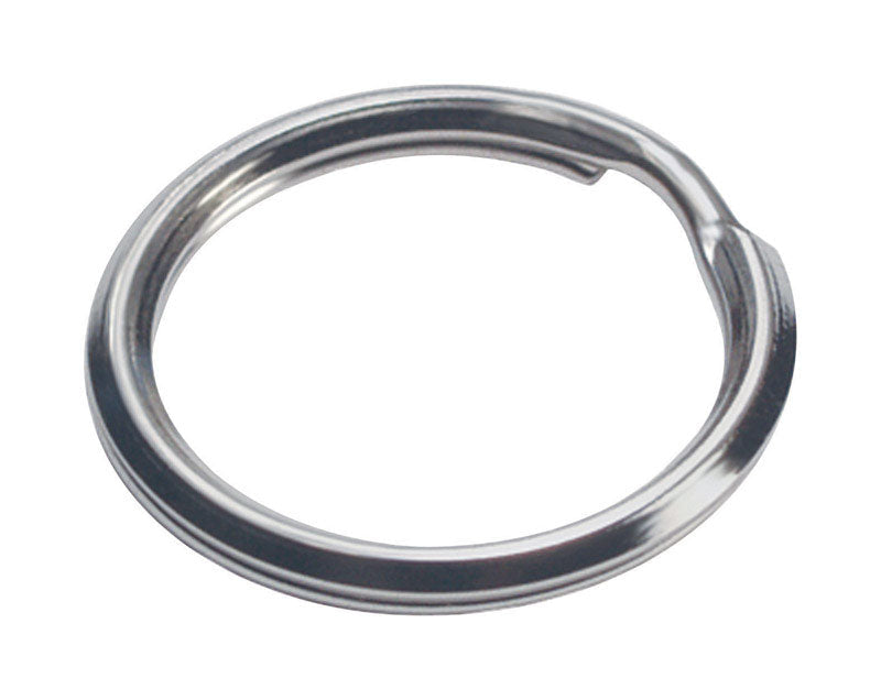 Hillman 1-1/2 in. Diameter Tempered Steel Multicolored Split/Cable Key Rings, Bagged (50-Pack)