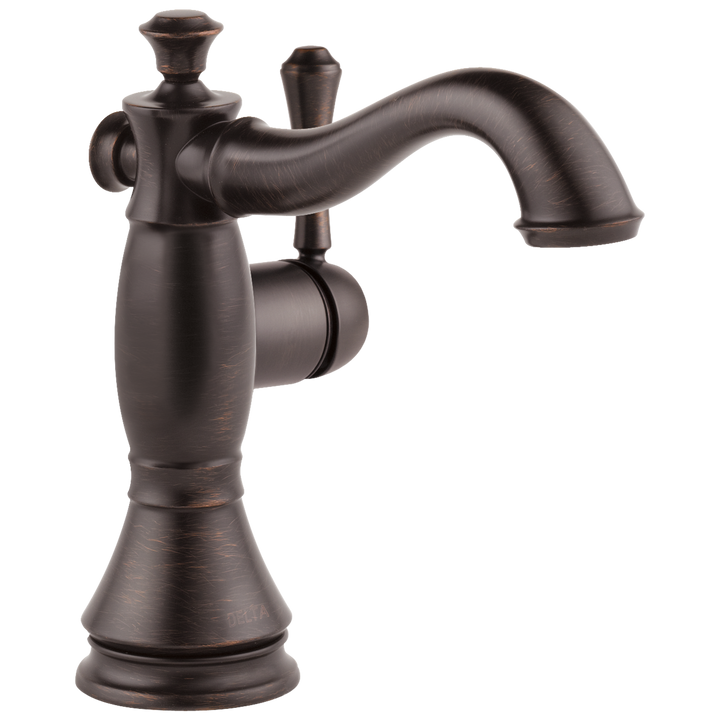 Delta Cassidy Venetian Bronze 1-Handle Single-Hole WaterSense Bathroom Sink Faucet with Drain