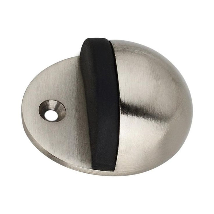 Floor Mount 2 in. Satin Nickel Door Stop