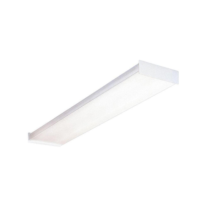 SB 4 32 120 1/4 GESB 4 ft. Fluorescent Wraparound Lens Ceiling Fixture - Super Arbor
