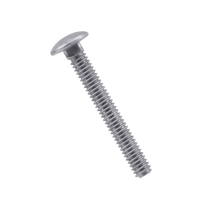 Hillman 1/4 in. x 1 in. Hot-Dipped Galvanized Steel Carriage Bolts, 100-Pack