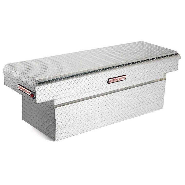 Weather Guard 71.5 in. Matte Black Aluminum Full Size Crossbed Truck Tool Box - Super Arbor