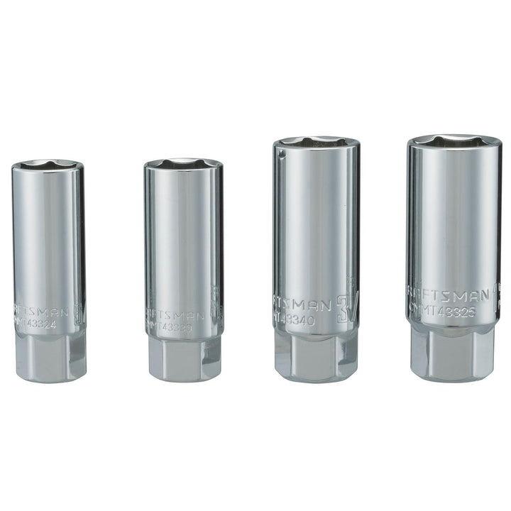 Craftsman Spark Plug Socket Set, 4 pc - Metric and SAE, 3/8 in. Drive