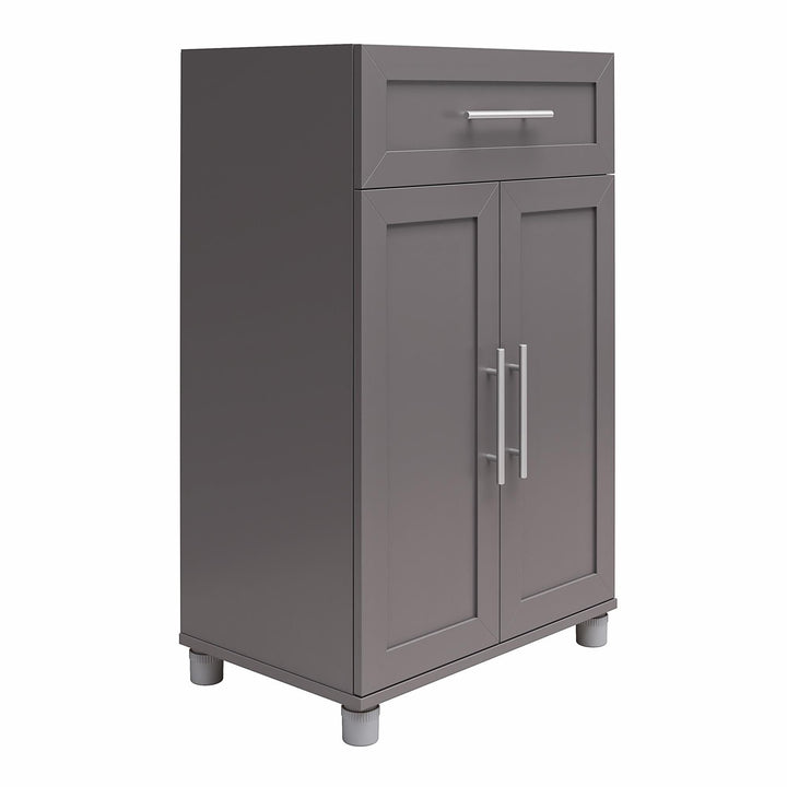 Ameriwood Home Camberly 23.46-in W x 39.2-in H Particleboard Graphite Grey Freestanding Utility Storage Cabinet