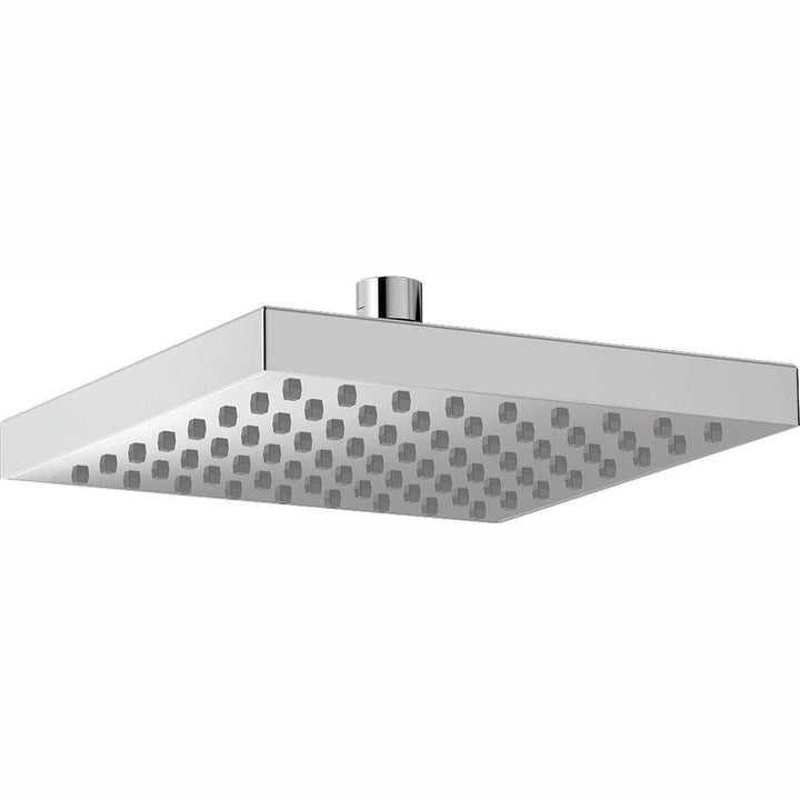 1-Pattern 8 in. Wall Mount Rain Fixed Shower Head in Chrome - Super Arbor