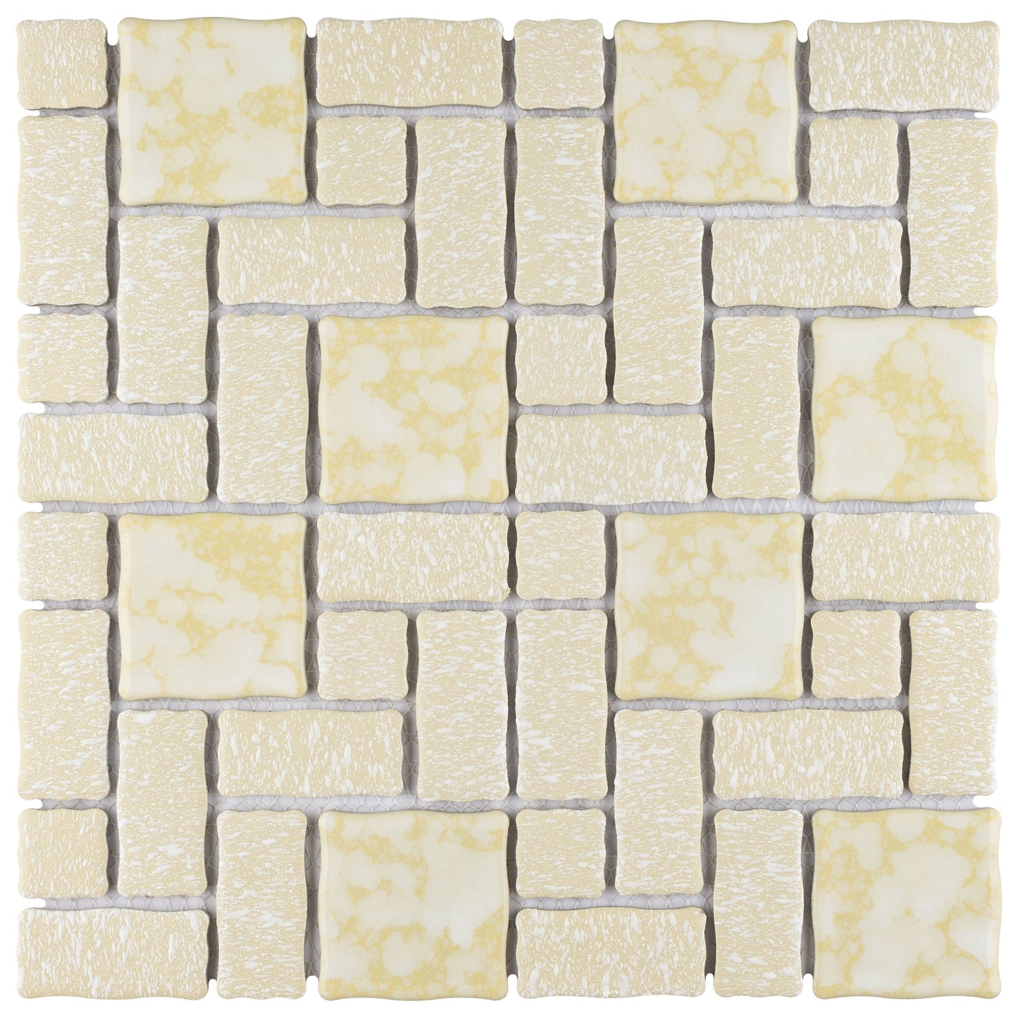 Affinity Tile Academy Gold 12-in x 12-in Multi-finish Porcelain Mosaic Floor and Wall Tile product image