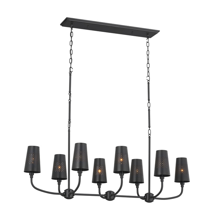 Kichler Adeena 8-Light Black Traditional Chandelier