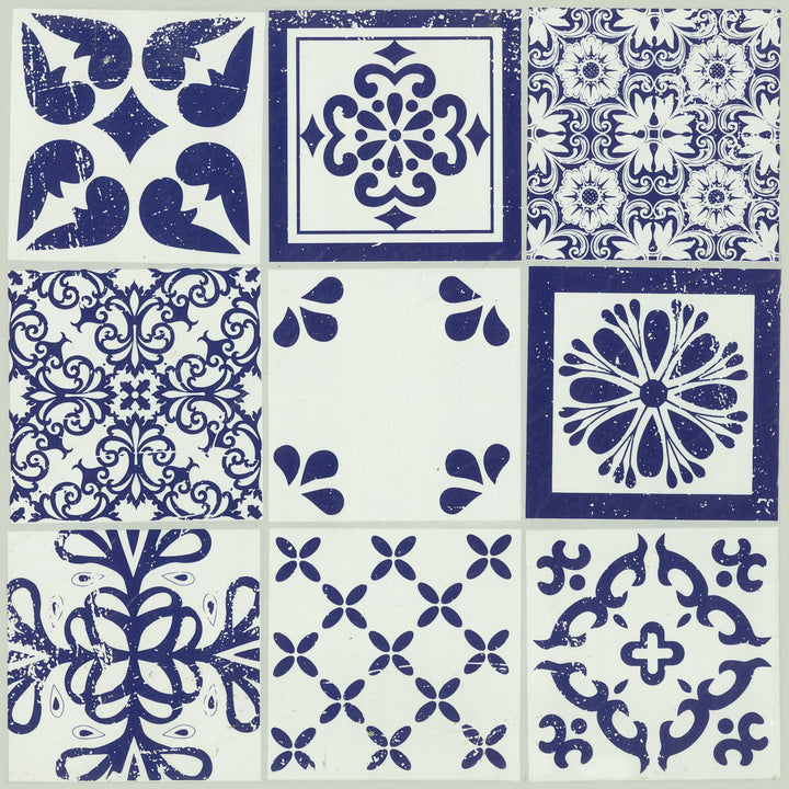 Lucida USA (Sample) BaseCore Sardinian Multiple Colors/Finishes Patterned Look 12-mil Water Resistant Peel and Stick Vinyl Tile