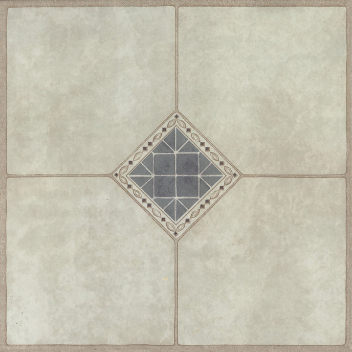 Lucida USA (Sample) BaseCore Calabrian Multiple Colors/Finishes Patterned Look 12-mil Water Resistant Peel and Stick Vinyl Tile