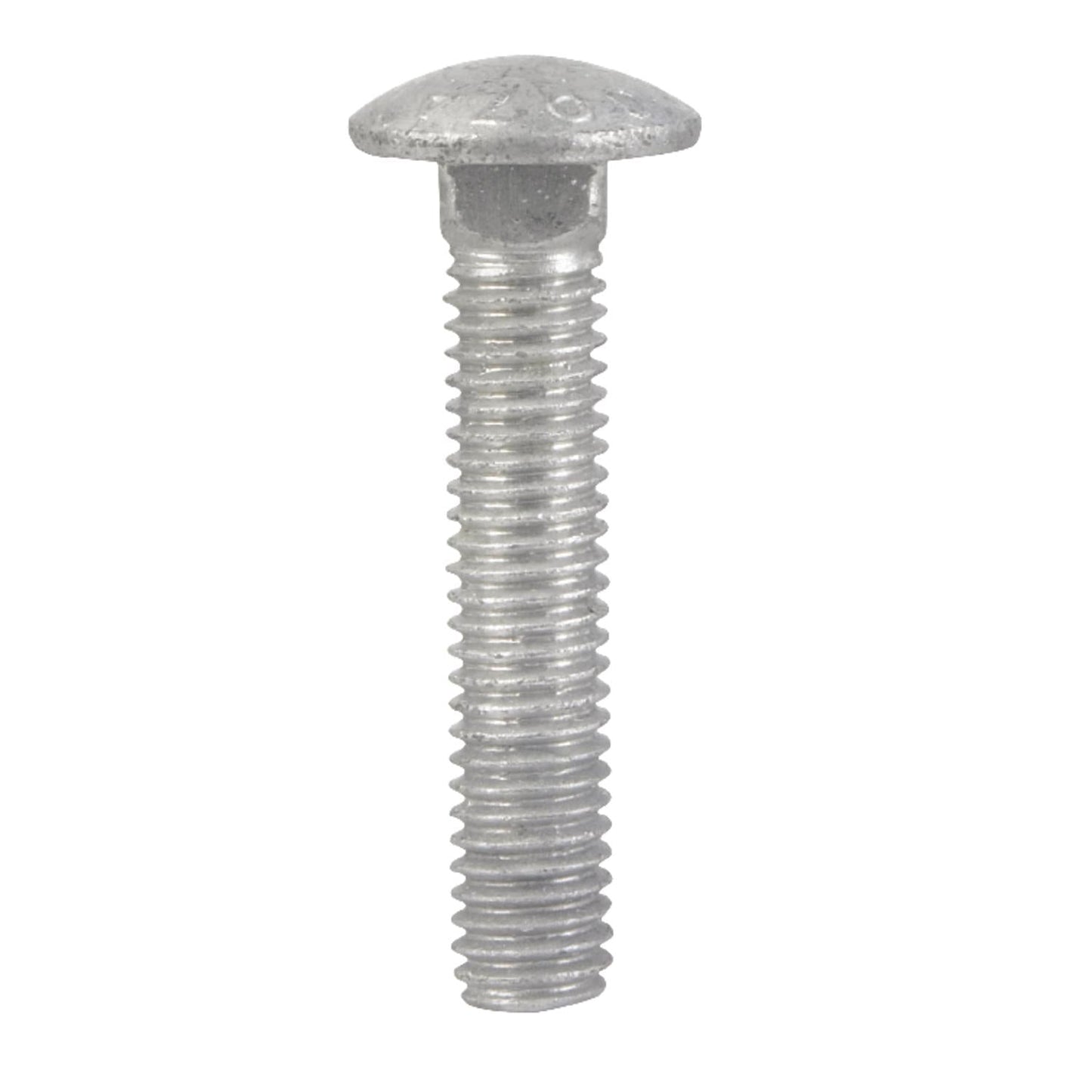 Hillman 3/8 in. x 2 in. Hot-Dipped Galvanized Steel Carriage Bolt, 100-Pack