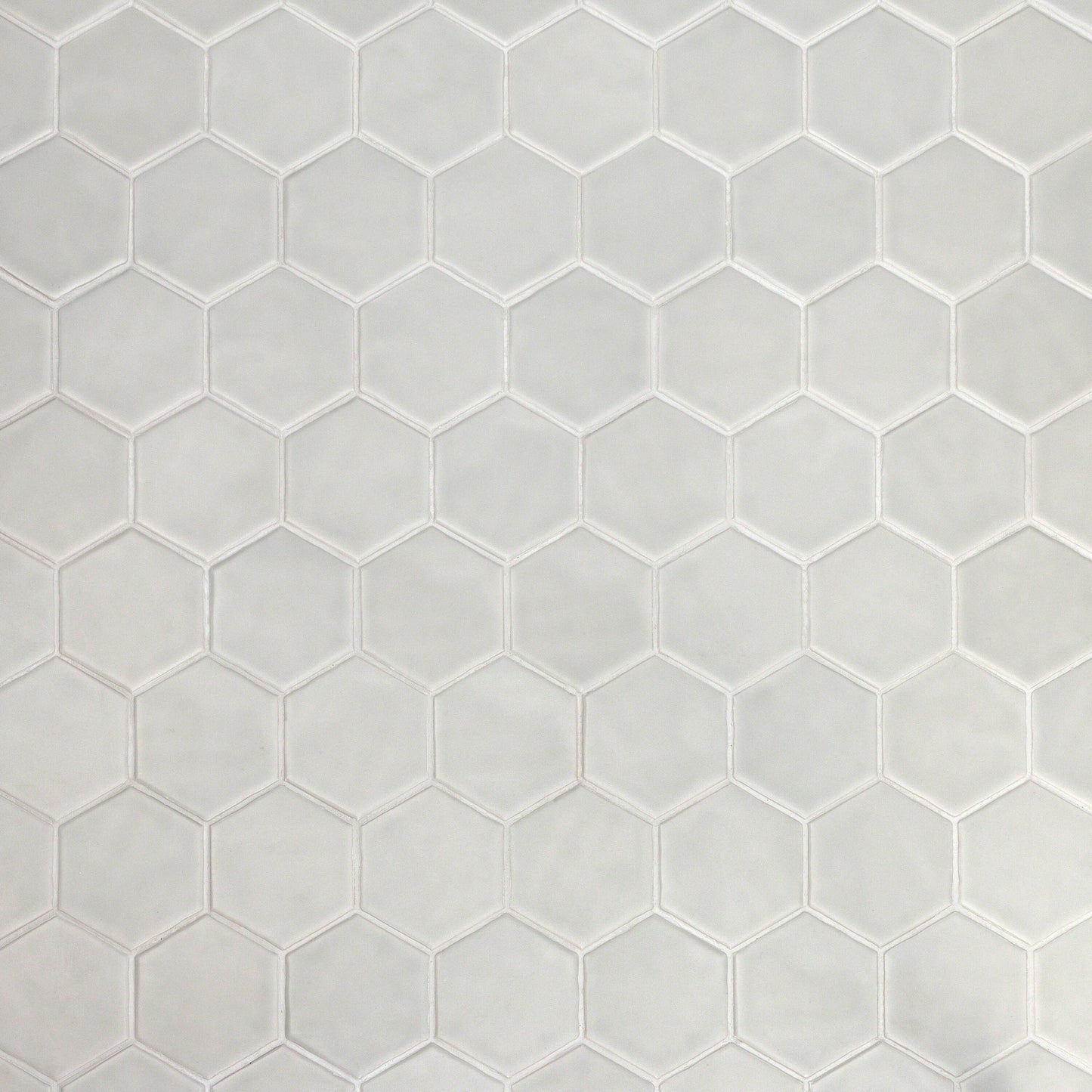 Artmore Tile Milton Gray 11-in x 12-in Matte Ceramic Cement look Hexagon Mosaic Floor and Wall Tile product image