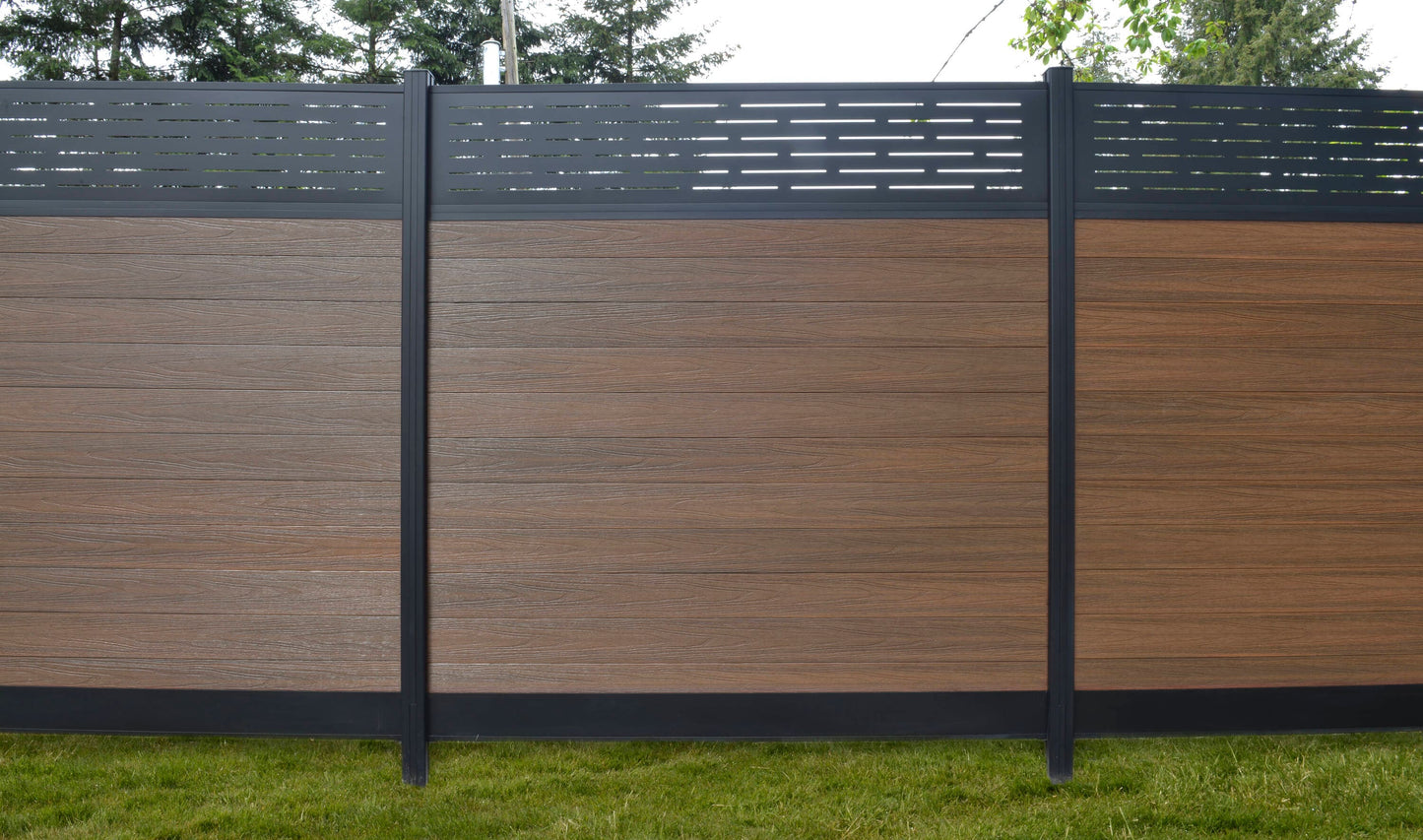 Infinity Euro Euro Fence 6-ft H King Cedar Composite Fence Picket