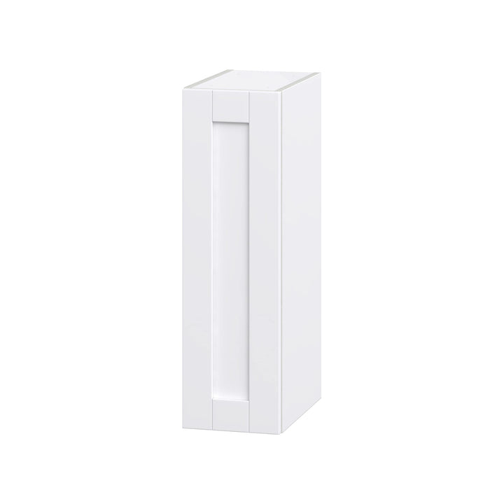 Hugo&Borg Rosemont 9-in W x 30-in H x 14-in D Glacier White Wall Fully Assembled Cabinet (Flat Panel Shaker Door Style)