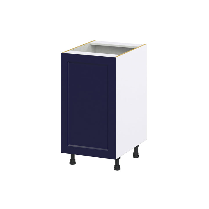 Hugo&Borg Lorette 18-in W x 34.5-in H x 24-in D Navy Blue 3-Drawers Base Fully Assembled Cabinet (Recessed Panel Shaker Style)