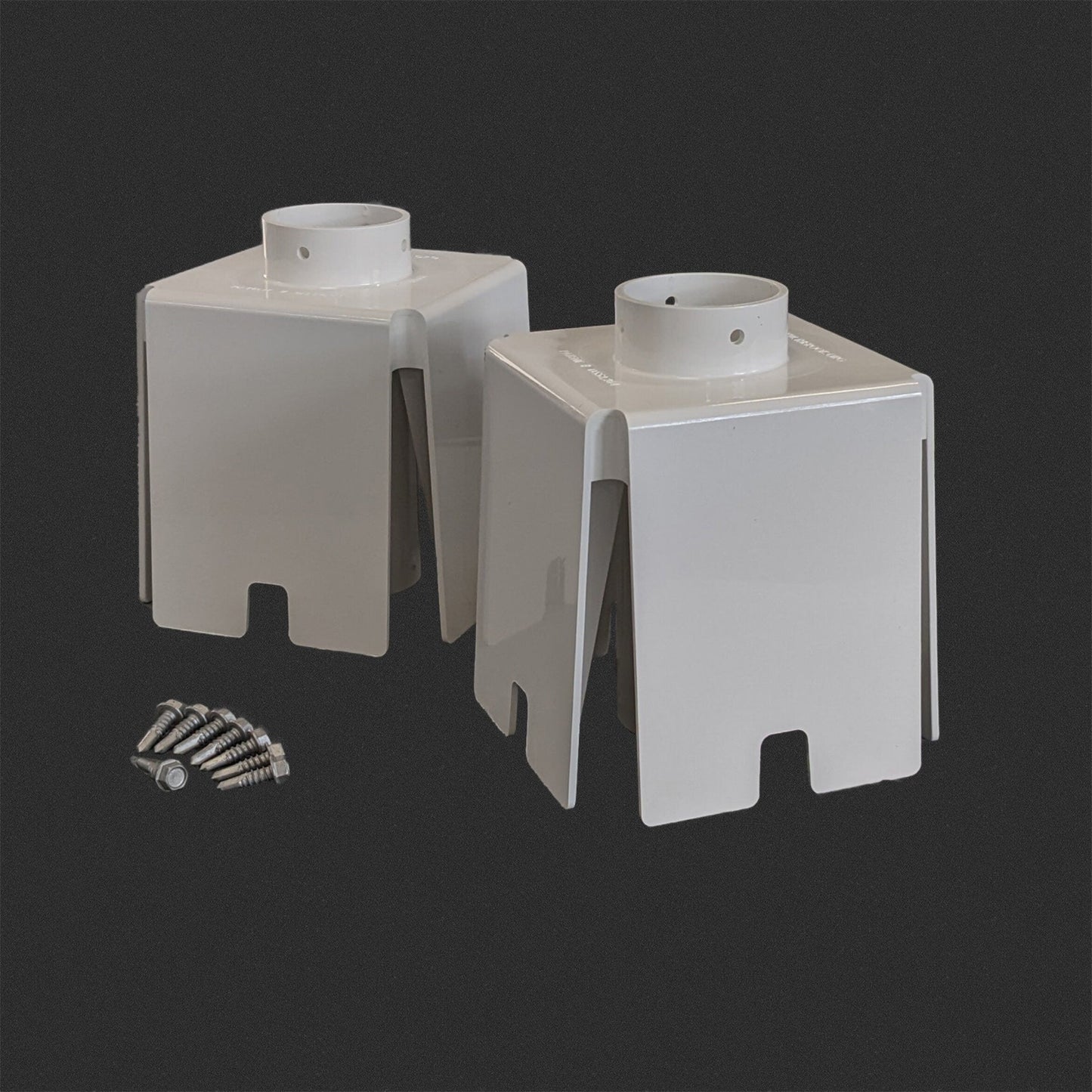 The Rook White PVC For Vinyl Fence 2-Pack
