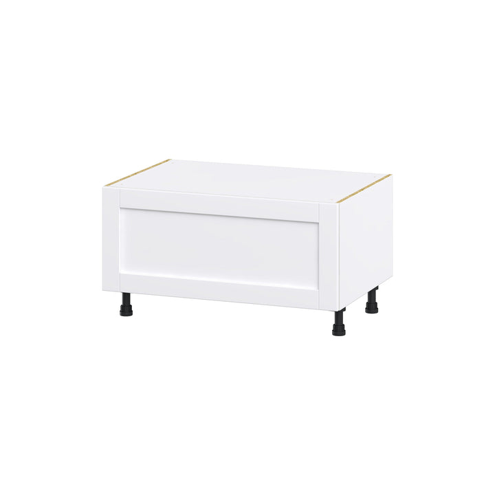 Hugo&Borg Rosemont 36-in W x 19.5-in H x 24-in D Glacier White 1-Drawer Base Fully Assembled Cabinet