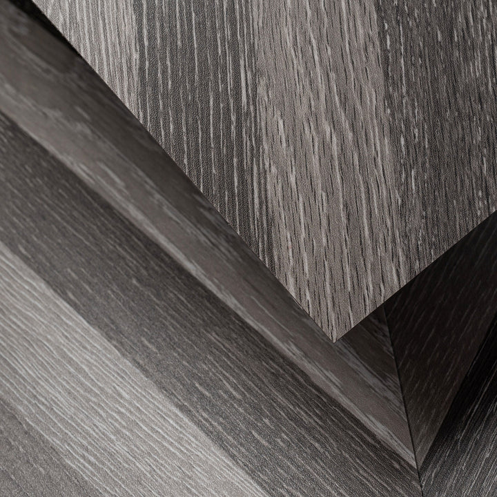 Lucida USA (Sample) BaseCore Grey Chevron Gray Wood Look 12-mil Water Resistant Peel and Stick Vinyl Tile