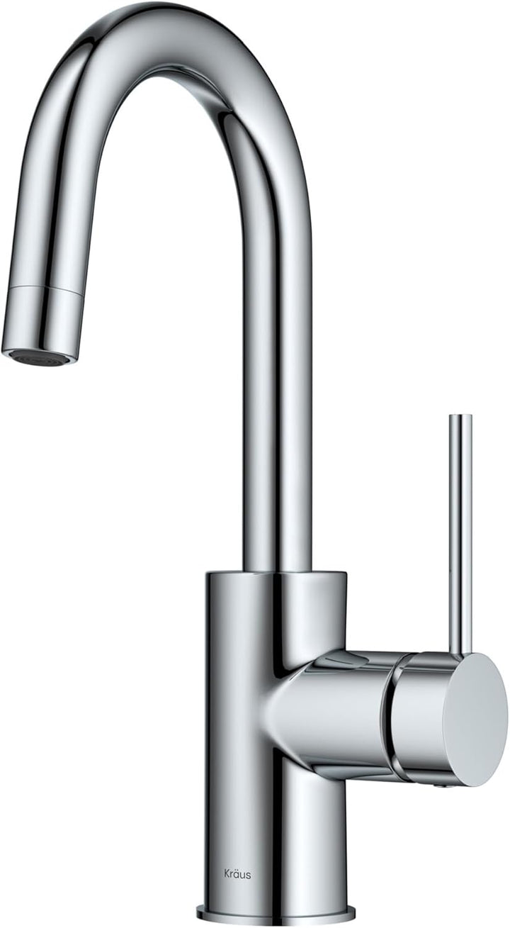 KRAUS Oletto Single Handle Bar Kitchen Faucet, Chrome, KPF-2600CH