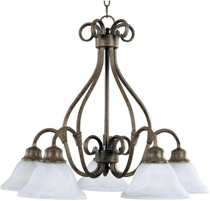 Maxim Lighting Pacific 5-Light Kentucky Bronze Chandelier
