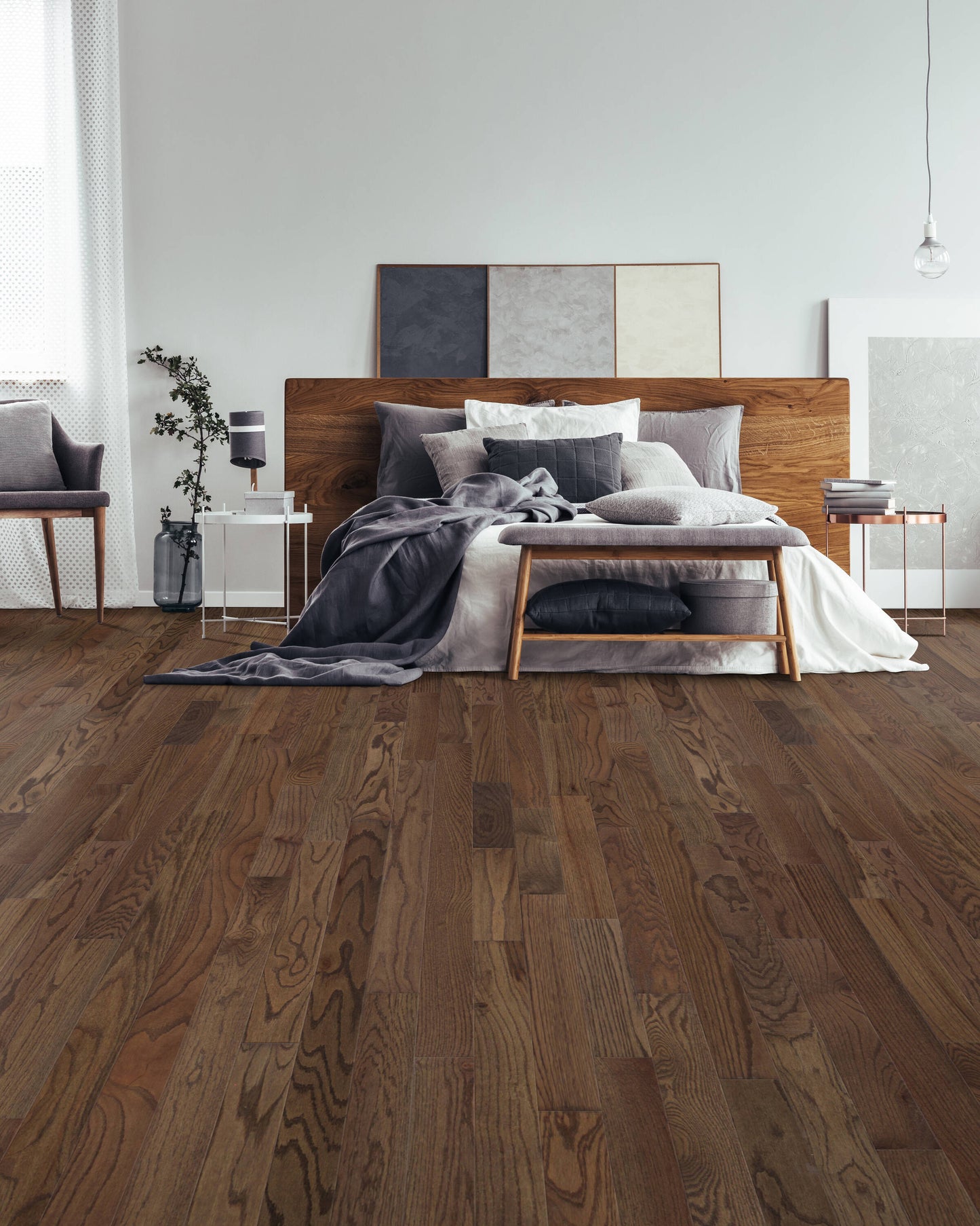 Beasley Red oak Riverbed hardwood flooring — surface grain detail