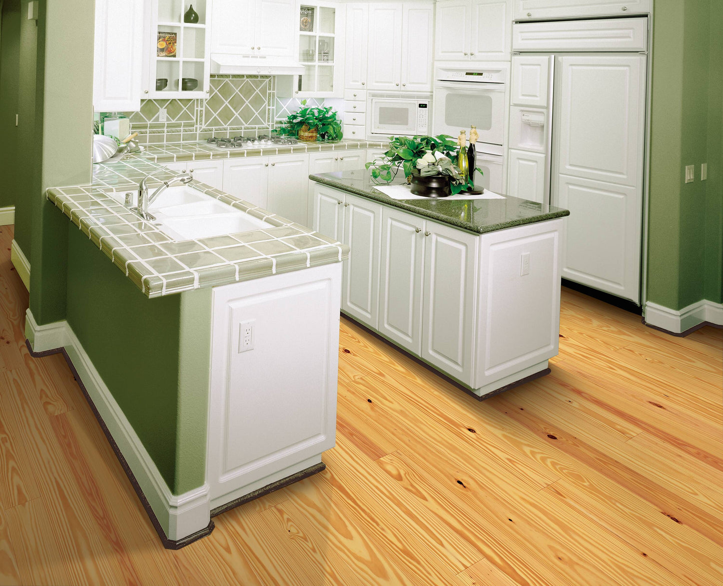 Beasley Pine Natural hardwood flooring — color and finish detail