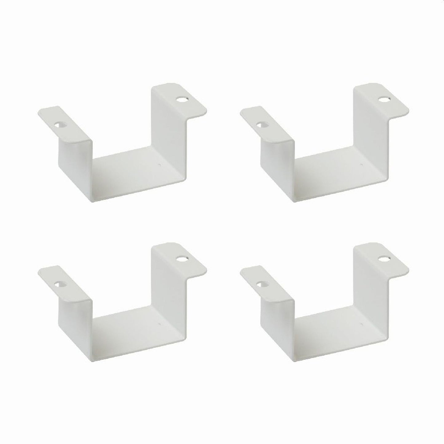 Fortress Building Products 3.23-in x 2.44-in White Aluminum Line Connector (4-Pack)