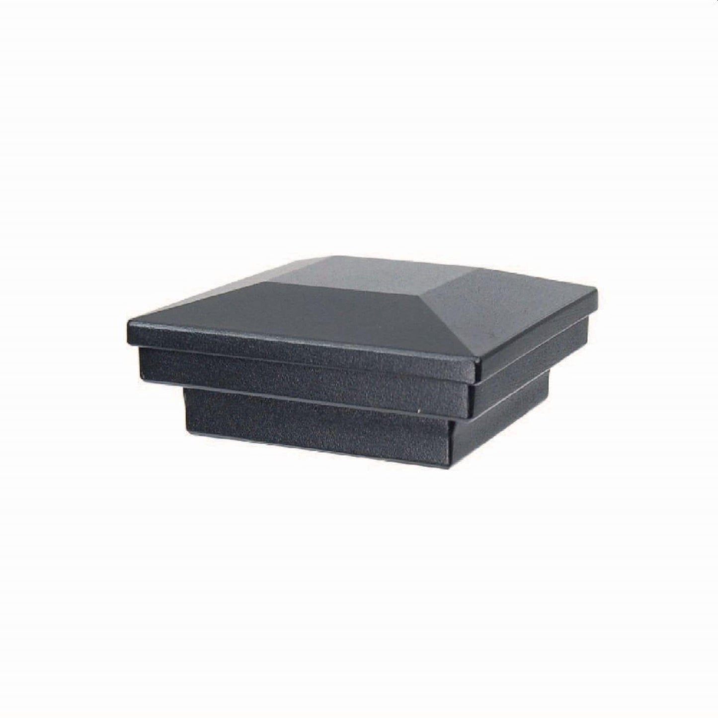 Fortress Building Products Fortress Accents Black Sand Aluminum Deck Post Cap