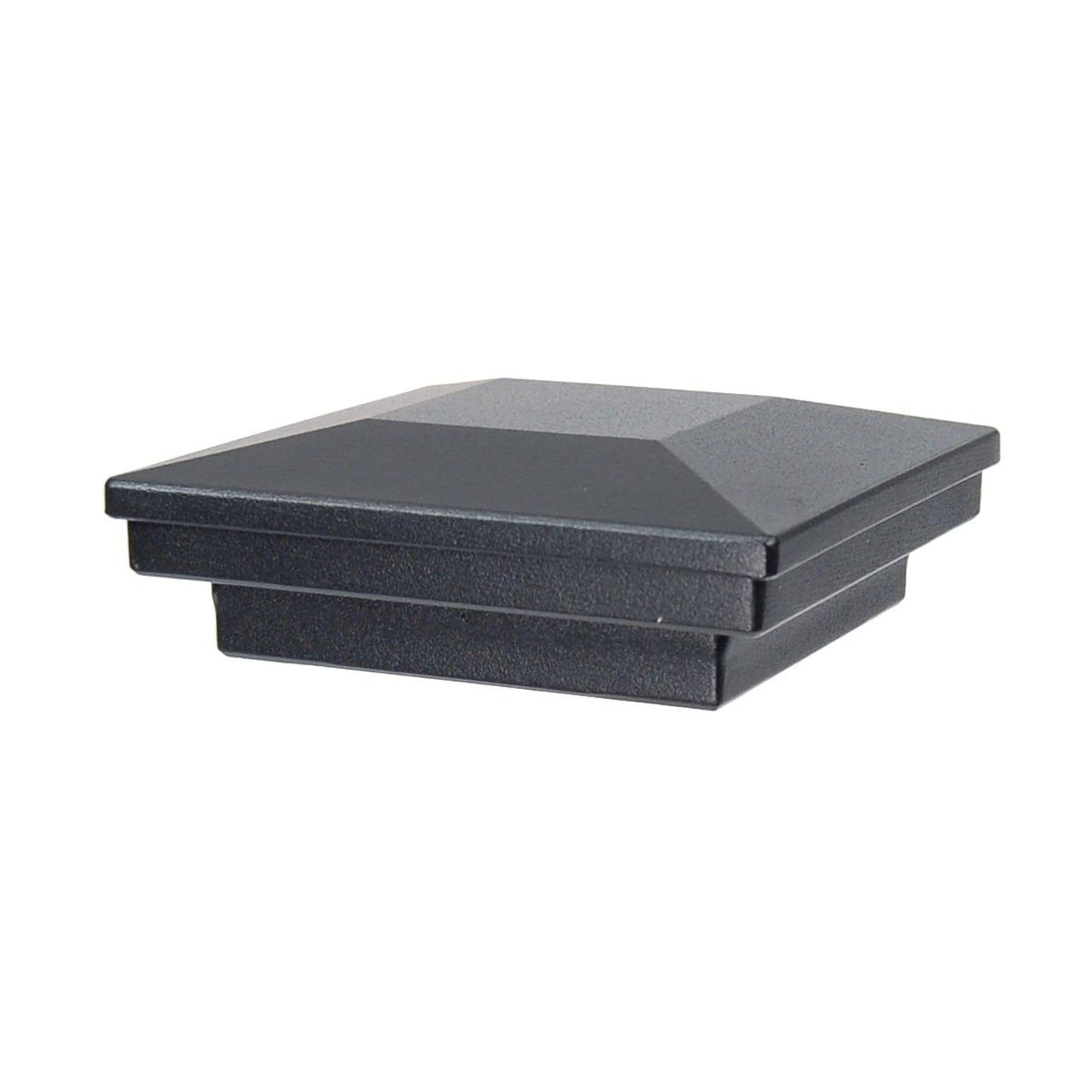 Fortress Building Products 3-in x 3-in Fortress Accents Black Sand Aluminum Deck Post Cap
